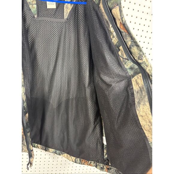 L.L Bean Mens Mossy Oak Camouflage Hunting jacket with removable soft shell flee - Picture 12 of 16